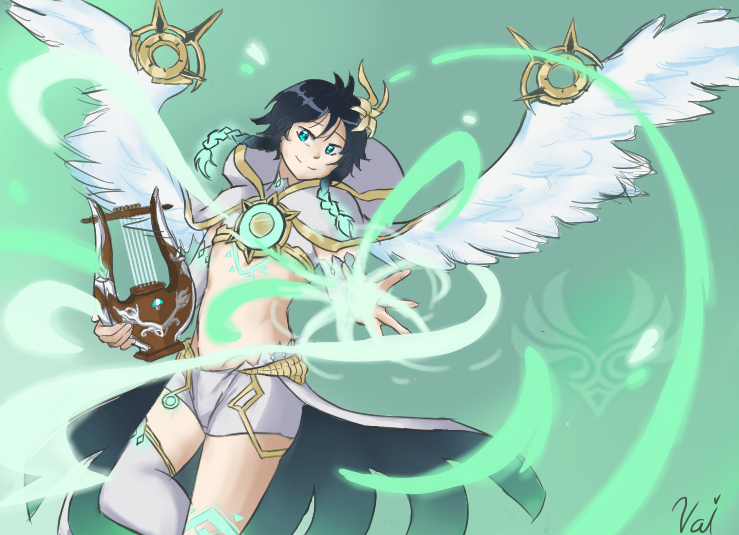 What is Venti god form?