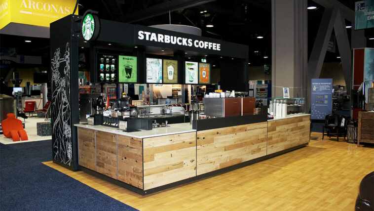 What is a Starbucks kiosk?