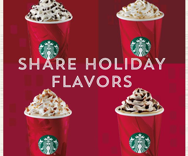What is a handcrafted holiday espresso beverage at Starbucks?