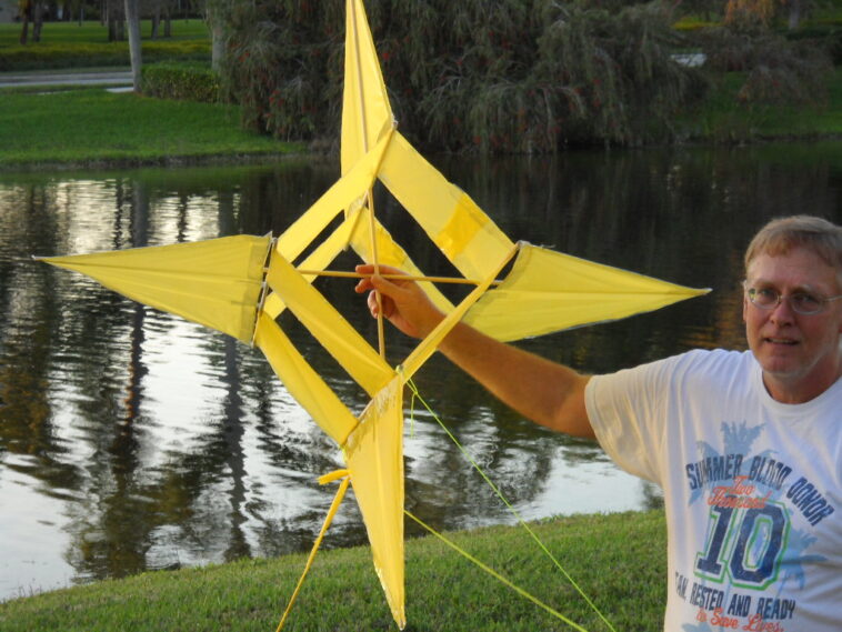 What is a winged box kite?