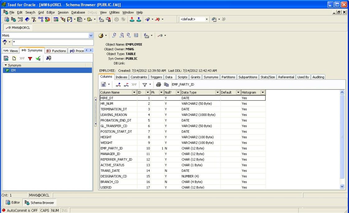 what-is-create-synonym-in-oracle