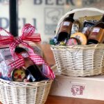 What is in a gourmet basket?