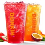 What is in a strawberry refresher from Dunkin?