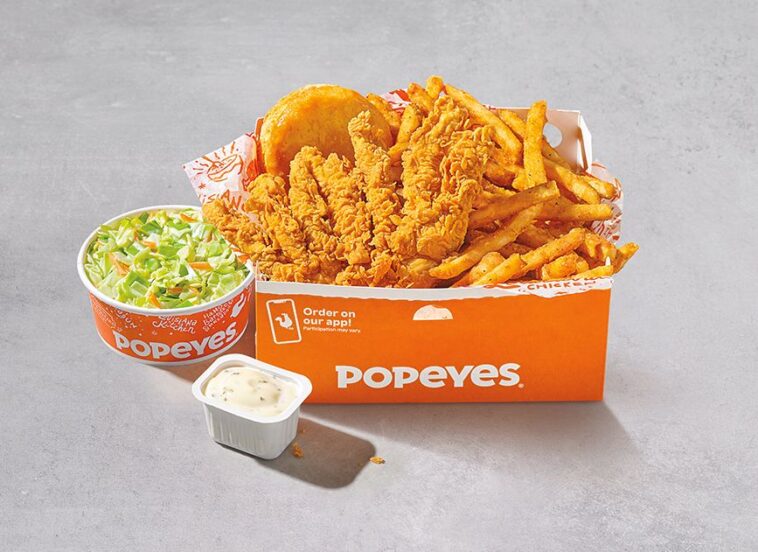 What is in the $6 big box at Popeyes?