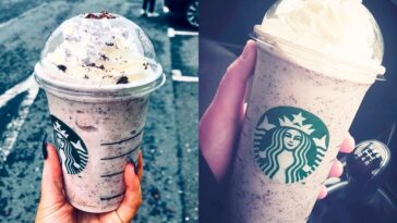 What is in the Cookies and Cream Frappuccino at Starbucks?