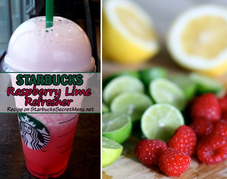 What is in the raspberry Refresher at Starbucks?