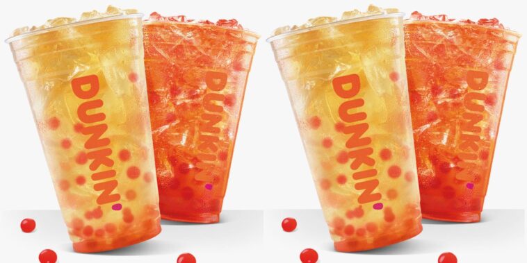 What is strawberry popping bubbles Dunkin?