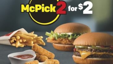 What is the 2 for 3 at McDonald's?