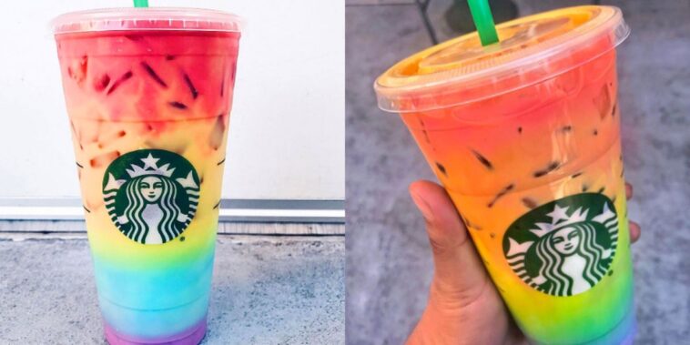What is the Starbucks Rainbow drink?