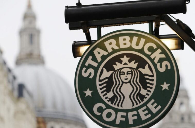 What is the Starbucks logo look like?