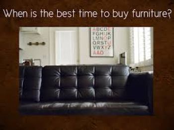 What is the best month to buy furniture on sale?