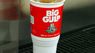What is the biggest size cup at 7 11?