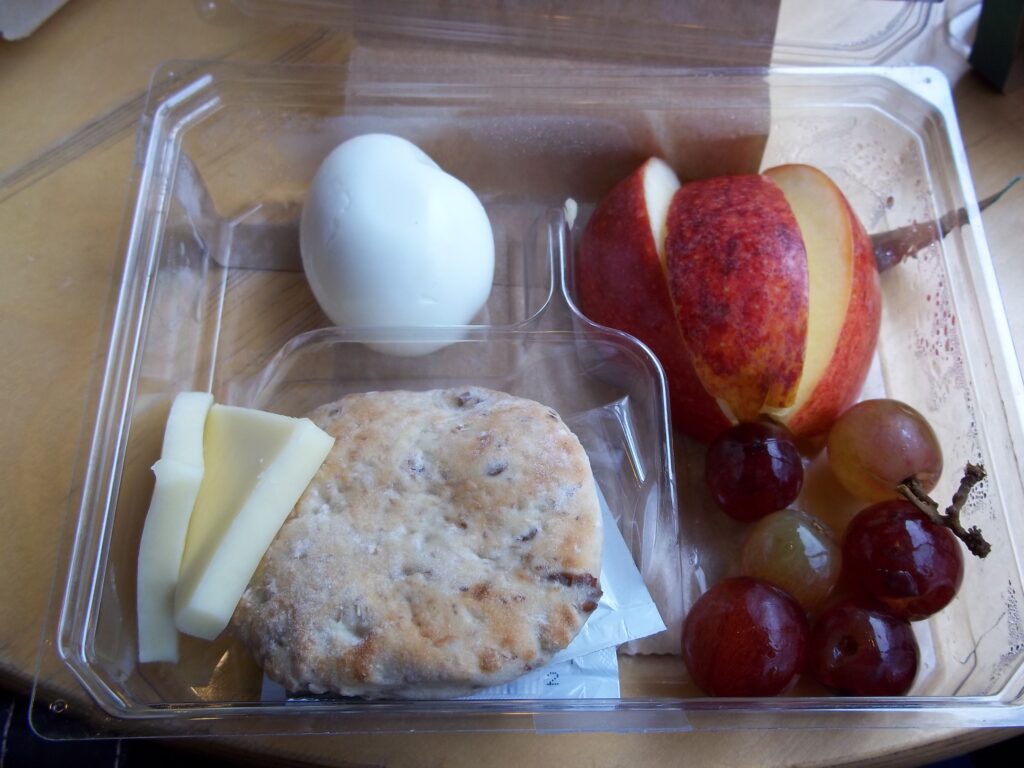 What is the bread in Starbucks protein Box?