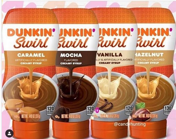 What is the caramel swirl at Dunkin Donuts?