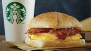What is the cheapest breakfast sandwich at Starbucks?
