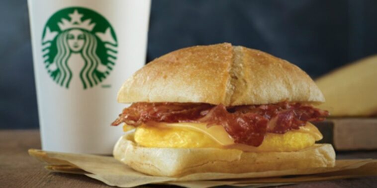 What is the cheapest breakfast sandwich at Starbucks?