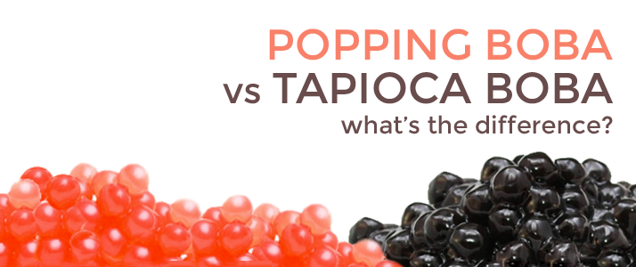 What is the difference between boba and tapioca?