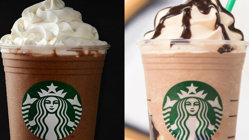 What is the difference between coffee and cream Frappuccino?