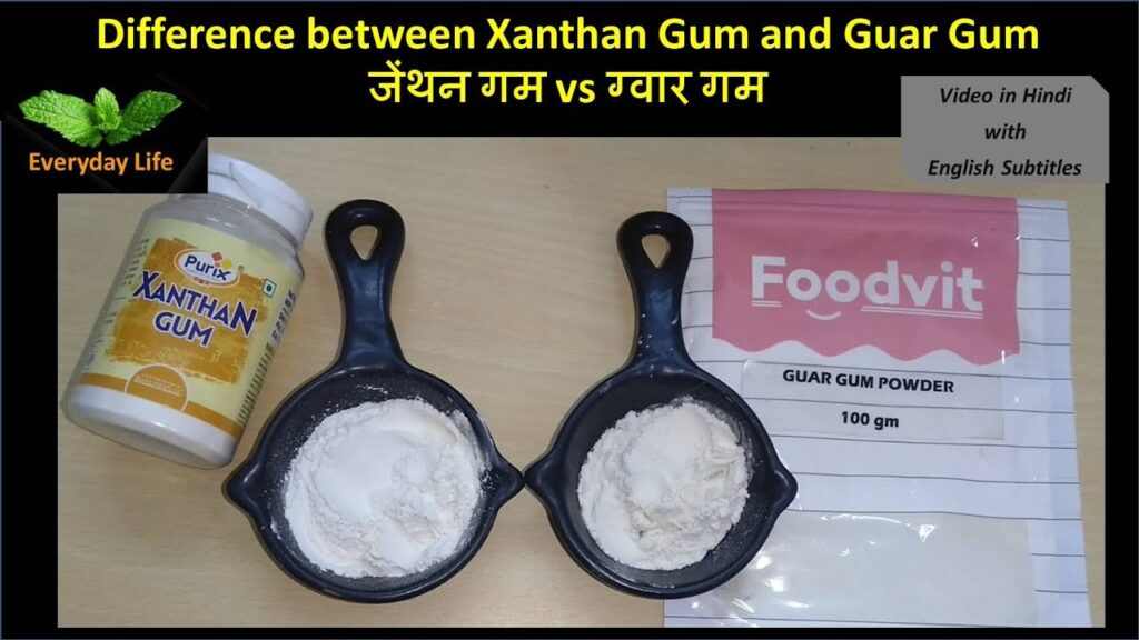 What is the difference between xanthan gum and cornstarch?