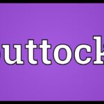 What is the meaning of derriere?