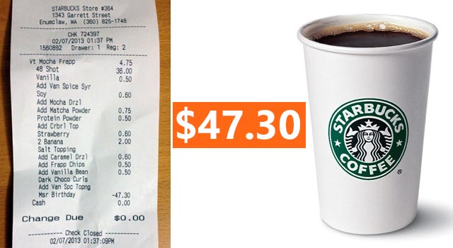 What is the most expensive coffee at Starbucks?