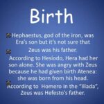 What is the reason for Hephaestus birth?