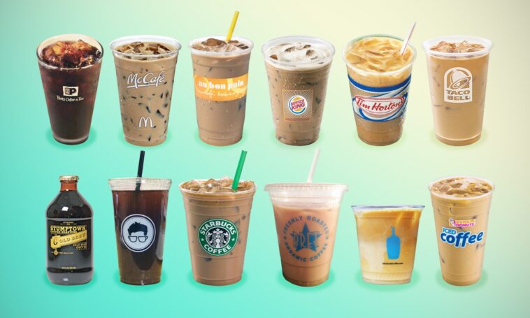 What kind of iced coffees does Starbucks have?