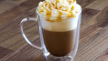 What kind of salt is used in Starbucks salted caramel mocha?