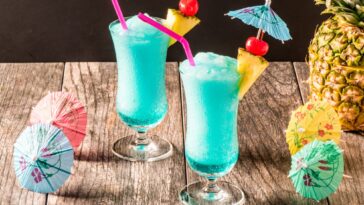 What makes the blue drink blue?