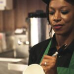 What percent of people get hired at Starbucks?