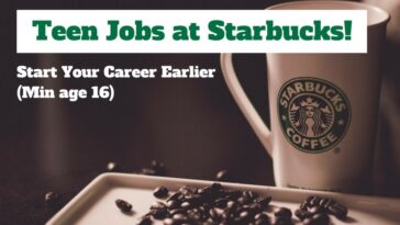 What position can you work at Starbucks at 16?
