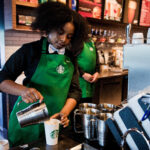 What service is provided by Starbucks?