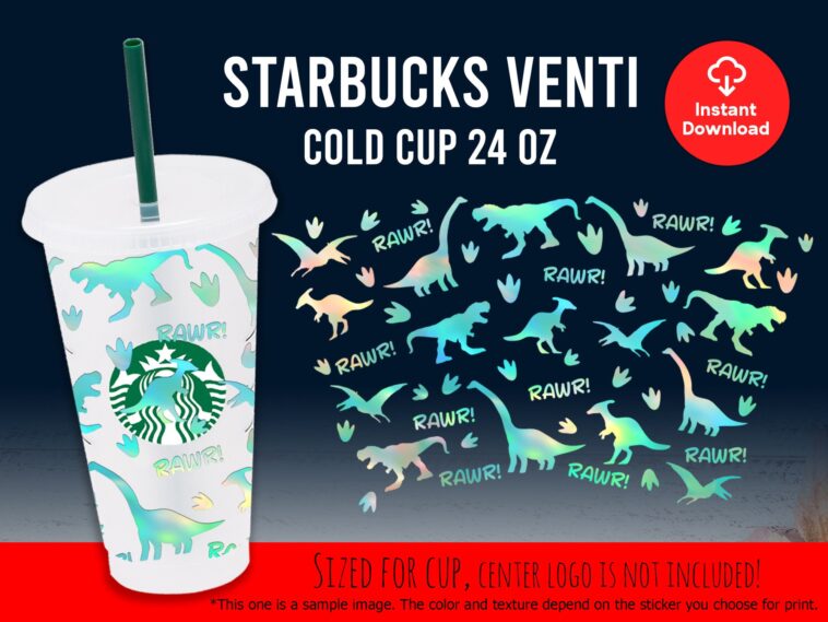 What size is a wrap for a Starbucks cold cup?