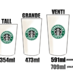 What size is medium at Starbucks?