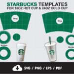 What size is the Starbucks logo for acrylic?