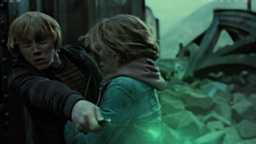 What spell did Harry use on Nagini?