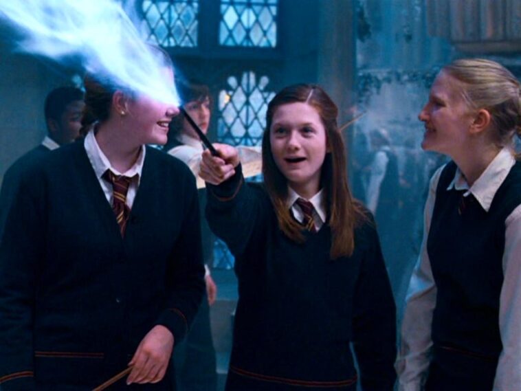 What spell does Ginny use in Order of the Phoenix?