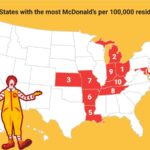 What state has the most McDonald's?