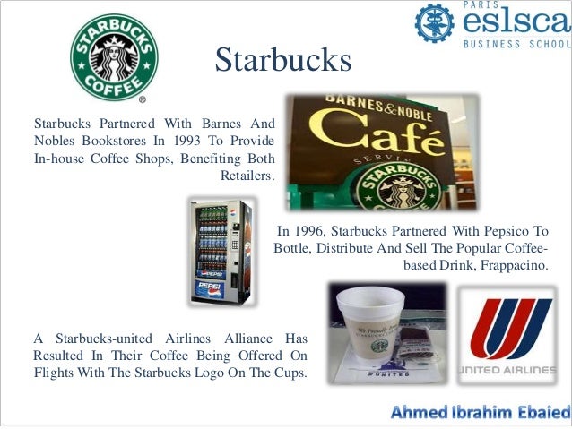 What strategic alliances does Starbucks have?