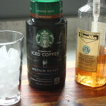What syrup does Starbucks use in iced coffee?