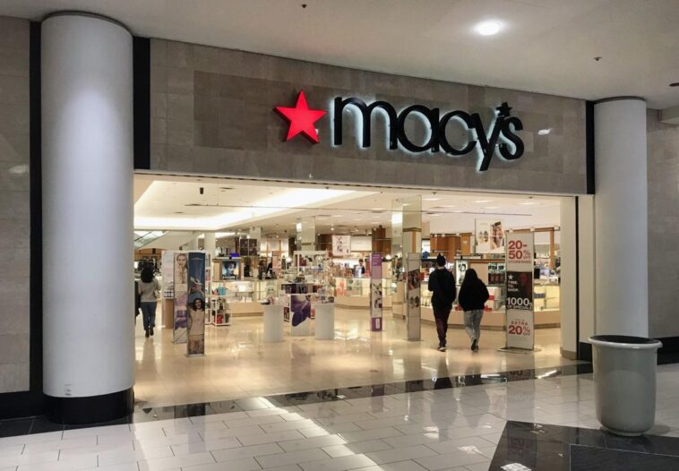 What was in Hanes Mall before Macys?