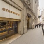 What was the first Starbucks in New York?