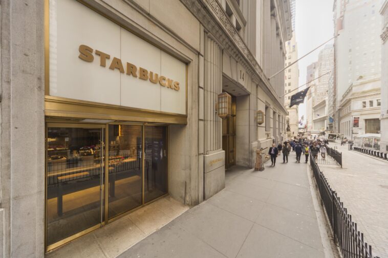 What was the first Starbucks in New York?