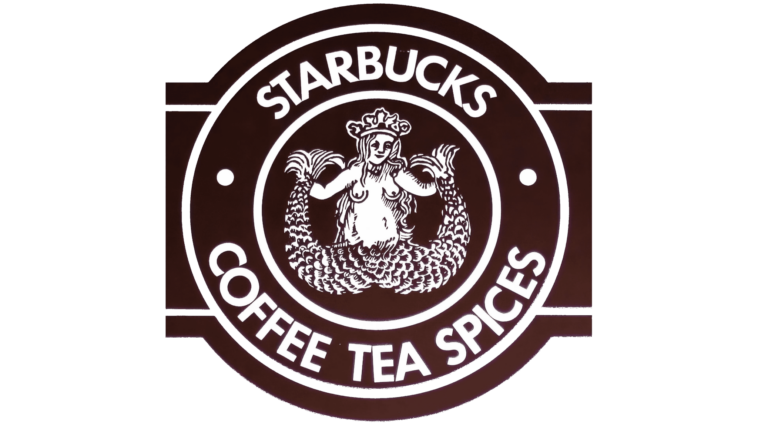 What was the first Starbucks logo?