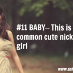 What's a cute nickname for a girl?