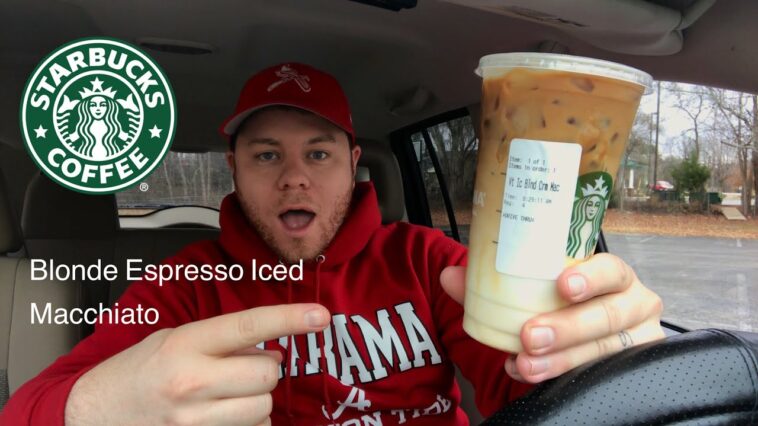 What's a iced blonde latte?