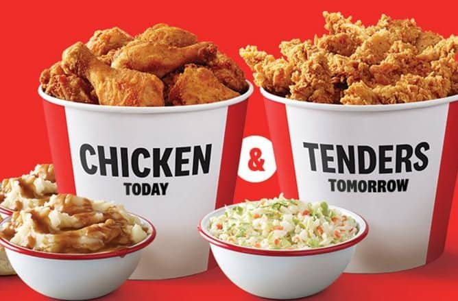 What's in a $30 fill up at KFC?