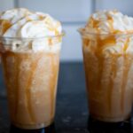 What's in a caramel light frappuccino?