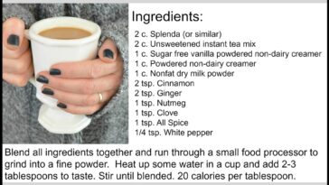 What's in a skinny chai latte?