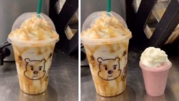 What's in the Winnie the Pooh Frappuccino?